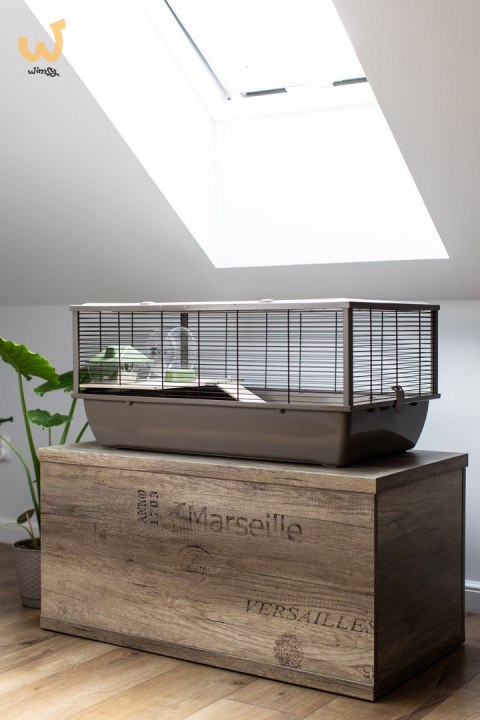 INTER-ZOO Klatka BOB + WOOD JAPANDI 780x480x360 INTER-ZOO Klatka BOB + WOOD JAPANDI 780x480x360
