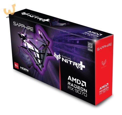 Karta graf. SAPPHIRE NITRO+ RX 9070 GAMING OC 16GB Karta graf. SAPPHIRE NITRO+ RX 9070 GAMING OC 16GB