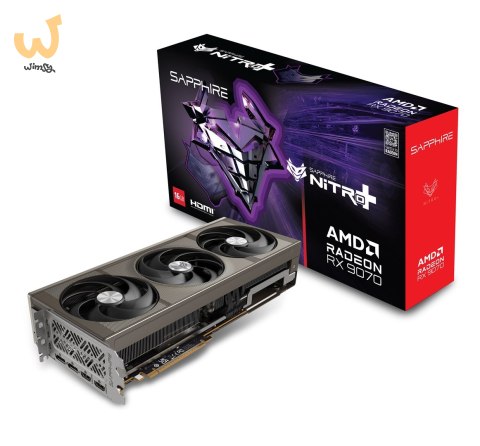 Karta graf. SAPPHIRE NITRO+ RX 9070 GAMING OC 16GB Karta graf. SAPPHIRE NITRO+ RX 9070 GAMING OC 16GB