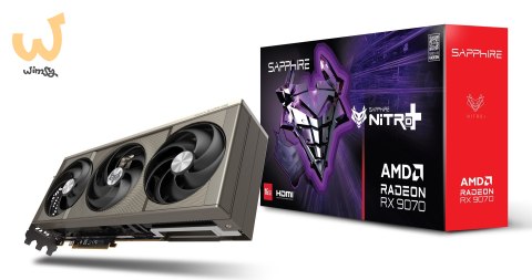 Karta graf. SAPPHIRE NITRO+ RX 9070 GAMING OC 16GB Karta graf. SAPPHIRE NITRO+ RX 9070 GAMING OC 16GB
