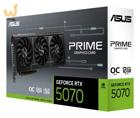 Karta graficzna ASUS PRIME GeForce RTX 5070 OC 12GB Karta graficzna ASUS PRIME GeForce RTX 5070 OC 12GB