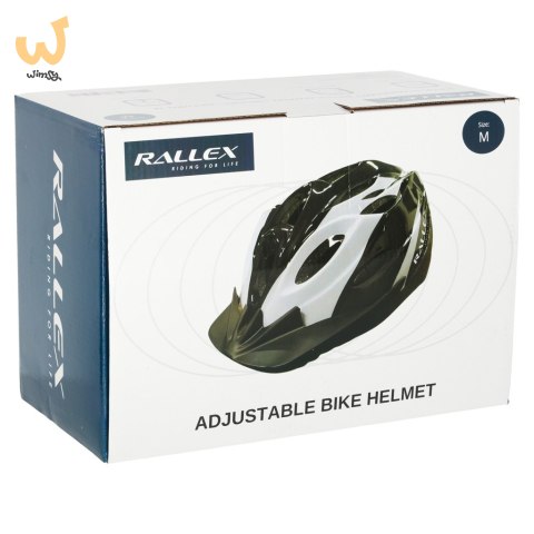 RALLEX Kask rowerowy damski męski regulowany 58-61 RALLEX Kask rowerowy damski męski regulowany 58-61