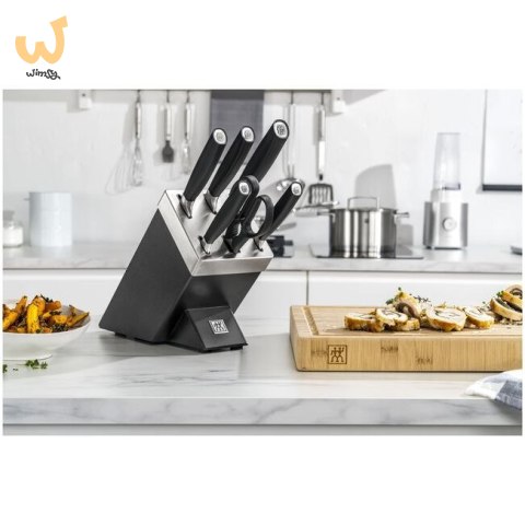 Zestaw 5 noży w bloku samoostrzącym ZWILLING All*Star 33780-500-0 - srebrny (WYPRZEDAŻ) Zestaw 5 noży w bloku samoostrzącym ZWILLING All*Star 33780-500-0 - srebrny (WYPRZEDAŻ)