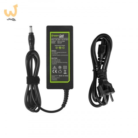GREEN CELL ZASILACZ AD33P FUJITSU 20V 3.25A 65W GREEN CELL ZASILACZ AD33P FUJITSU 20V 3.25A 65W