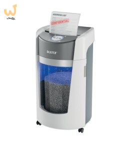 Niszczarka LEITZ IQ OptiMax Office 35 L, P-5, Ścinki 2x15, Automatyczny Start/Stop, Funkcja cofania, Obrotowy pojemnik - 33% wię