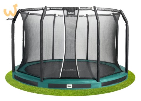 Trampolina Premium Ground Combo 427cm zielona Trampolina Premium Ground Combo 427cm zielona