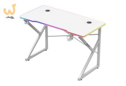 Biurko gamingowe Huzaro Hero 1.7 RGB White