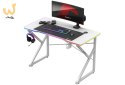 Biurko gamingowe Huzaro Hero 1.7 RGB White