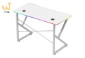Biurko gamingowe Huzaro Hero 1.7 RGB White