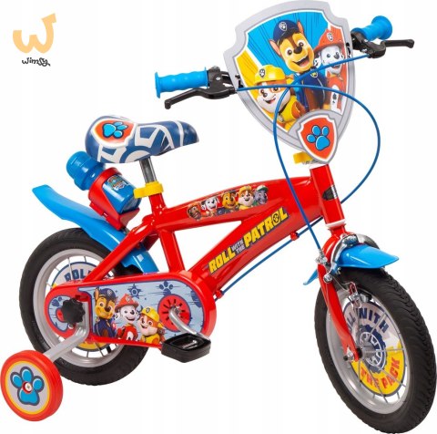 Rower dzieciecy TOIMSA 12" Psi Patrol Czerwony 1278 Boy Rower dzieciecy TOIMSA 12" Psi Patrol Czerwony 1278 Boy