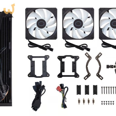 COOLER MASTER CHŁODZENIE WODNE CPU MASTERLIQUID 360L CORE ARGB MLW-D36M-A18PZ-R1 COOLER MASTER CHŁODZENIE WODNE CPU MASTERLIQUID 360L CORE ARGB MLW-D36M-A18PZ-R1