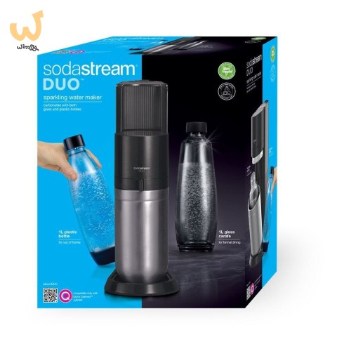 Ekspres SodaStream Duo czarny, 2 butelki Ekspres SodaStream Duo czarny, 2 butelki