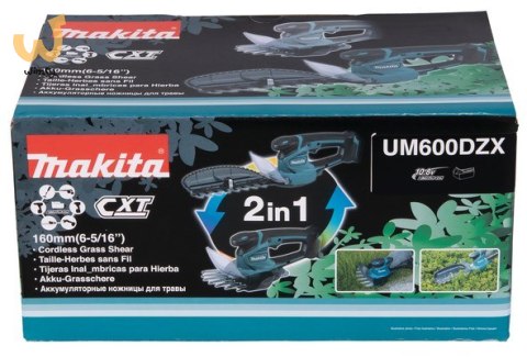 Nożyce do żywopłotu i trawy AKU UM600DZX MAKITA Nożyce do żywopłotu i trawy AKU UM600DZX MAKITA