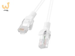 PATCHCORD KAT.5E UTP 3M BIAŁY FLUKE PASSED LANBERG 10-PACK