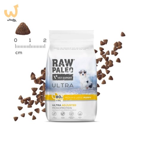 VetExpert Raw Paleo Ultra Turkey Medium&Large Puppy - Karma sucha dla psów - 10kg (WYPRZEDAŻ)