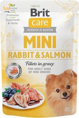 Brit Care Mini Pouch Rabbit&Salmon 85g
