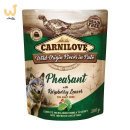 CARNILOVE DOG POUCH PHEASANT&RASPBERRY 300G