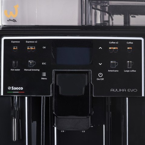 Ekspres automatyczny Aulika EVO OFFICE BLACK SAECO (WYPRZEDAŻ) Ekspres automatyczny Aulika EVO OFFICE BLACK SAECO (WYPRZEDAŻ)