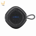 GEMBIRD PRZENOŚNY GŁOŚNIK BLUETOOTH LED SPK-BT-LED-03-BK RMS 2X 5W, WBUDOWANY MIKROFON, KOLOR CZARNY, USB, AUX, MICROSD