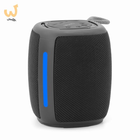 GEMBIRD PRZENOŚNY GŁOŚNIK BLUETOOTH LED SPK-BT-LED-03-BK RMS 2X 5W, WBUDOWANY MIKROFON, KOLOR CZARNY, USB, AUX, MICROSD GEMBIRD PRZENOŚNY GŁOŚNIK BLUETOOTH LED SPK-BT-LED-03-BK RMS 2X 5W, WBUDOWANY MIKROFON, KOLOR CZARNY, USB, AUX, MICROSD