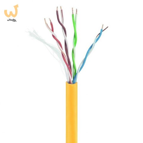 GEMBIRD UTP KABEL DRUT KAT 5E CCA 305M ŻÓŁTY AWG24 GEMBIRD UTP KABEL DRUT KAT 5E CCA 305M ŻÓŁTY AWG24