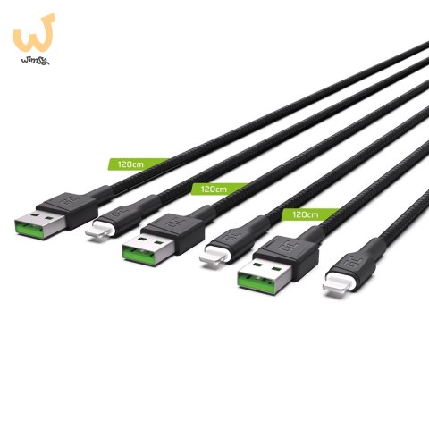 GREEN CELL ZESTAW KABLI KABGCSET05 3X KABEL GC RAY USB - LIGHTNING 120CM, BIAŁY LED GREEN CELL ZESTAW KABLI KABGCSET05 3X KABEL GC RAY USB - LIGHTNING 120CM, BIAŁY LED