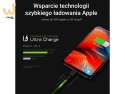 GREEN CELL ZESTAW KABLI KABGCSET05 3X KABEL GC RAY USB - LIGHTNING 120CM, BIAŁY LED
