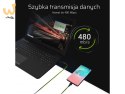 GREEN CELL ZESTAW KABLI KABGCSET05 3X KABEL GC RAY USB - LIGHTNING 120CM, BIAŁY LED