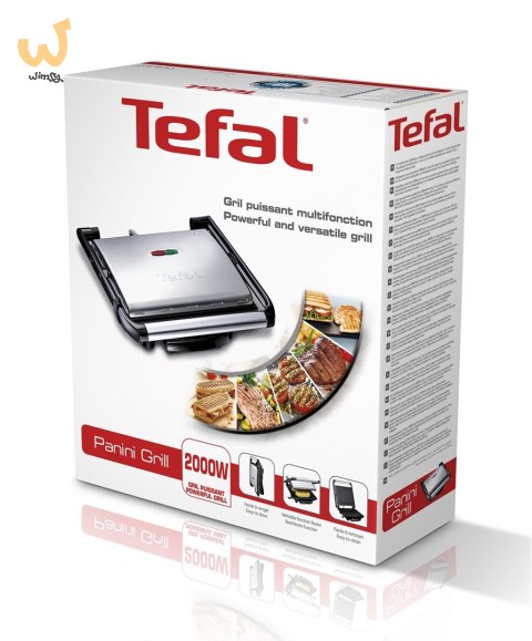 Grill Tefal GC241D38 ( stołowy-zamknięty ; 2000W ; kolor srebrny ) Grill Tefal GC241D38 ( stołowy-zamknięty ; 2000W ; kolor srebrny )
