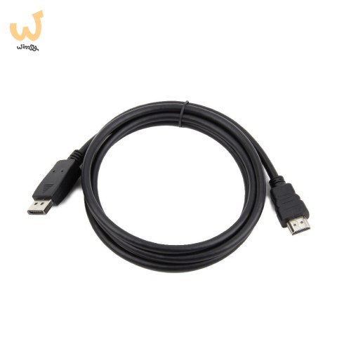 Kabel GEMBIRD CC-DP-HDMI-5M (HDMI M - DisplayPort M; 5m; kolor czarny) Kabel GEMBIRD CC-DP-HDMI-5M (HDMI M - DisplayPort M; 5m; kolor czarny)
