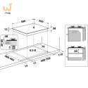 Płyta gazowa Whirlpool AKM 268 IX (4 pola grzejne; kolor inox) (WYPRZEDAŻ)