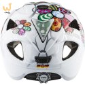 Kask rowerowy ALPINA XIMO FLASH biały w kwiatki 49-54