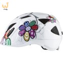 Kask rowerowy ALPINA XIMO FLASH biały w kwiatki 49-54