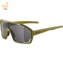 Okulary na rower ALPINA BONFIRE kolor OLIVE MATT szkło BLACK Cat.3 FOGSTOP new 2022