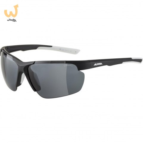 Okulary na rower DEFEY HR kolor BLACK MATT-WHITE szkło BLACK Cat.3