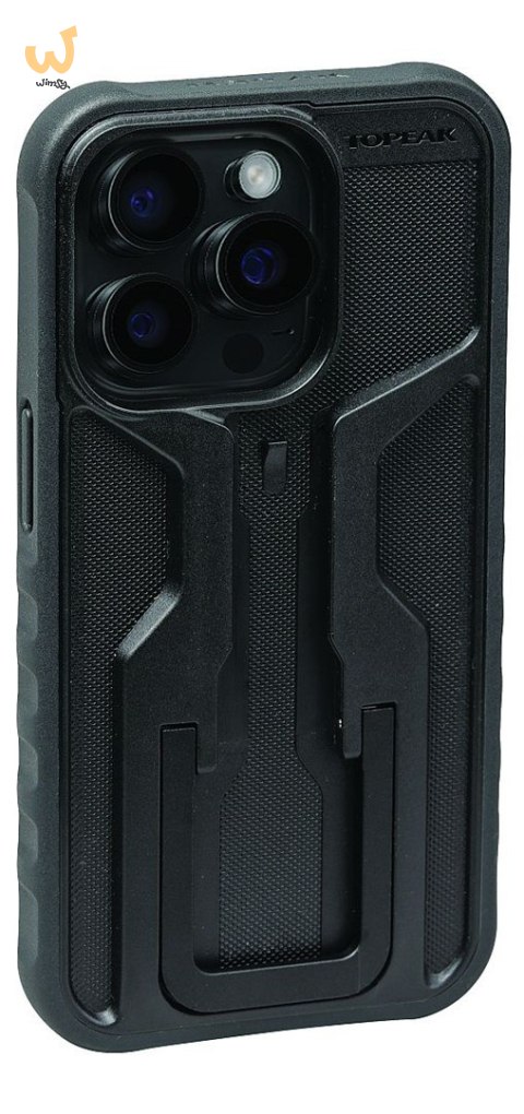 TOPEAK POKROWIEC RIDECASE FOR iPHONE 15 PRO BLACK/GRAY TOPEAK POKROWIEC RIDECASE FOR iPHONE 15 PRO BLACK/GRAY