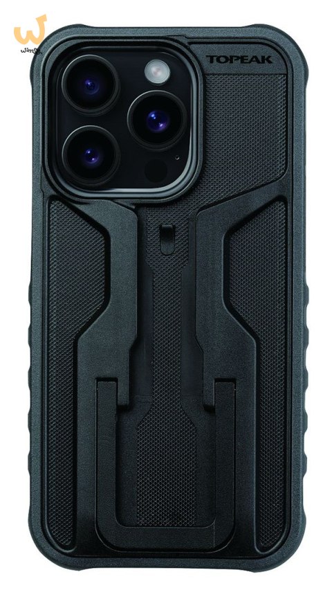 TOPEAK POKROWIEC RIDECASE FOR iPHONE 15 PRO BLACK/GRAY TOPEAK POKROWIEC RIDECASE FOR iPHONE 15 PRO BLACK/GRAY