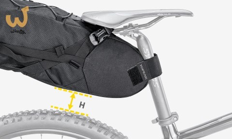 Torba rowerowa podsiodłowa TOPEAK BACKLOADER black (15 litrów) Torba rowerowa podsiodłowa TOPEAK BACKLOADER black (15 litrów)