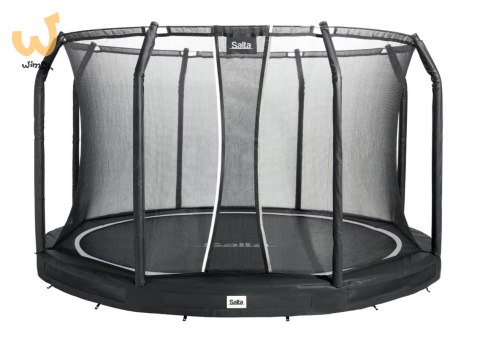 Trampolina Premium Ground Combo 251cm czarna Trampolina Premium Ground Combo 251cm czarna