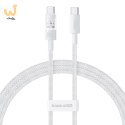 Kabel Baseus Gem Typ C-Typ C 100W 1m (biały)