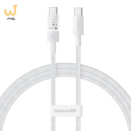 Kabel Baseus Gem Typ C-Typ C 100W 1m (biały)