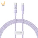 Kabel Baseus Gem Typ C-Typ C 100W 1m (fioletowy)