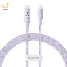 Kabel Baseus Gem Typ C-Typ C 100W 1m (fioletowy)