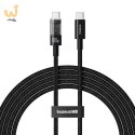 Kabel Baseus Gem Typ C-Typc C 100W 2m (czarny)