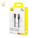Kabel Baseus Gem Typ C-Typc C 100W 2m (czarny)