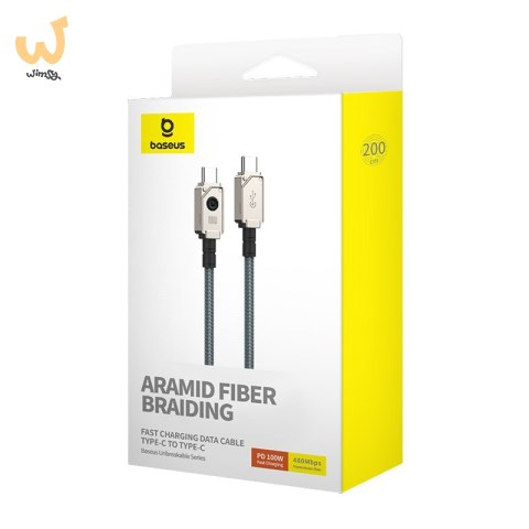 Kabel Baseus Unbreakable Typ C-Typ C 100W 1m Kabel Baseus Unbreakable Typ C-Typ C 100W 1m