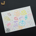 Markery akrylowe do tkanin kamieni pisaki flamastry mazaki wodoodporne DIY 12 szt.