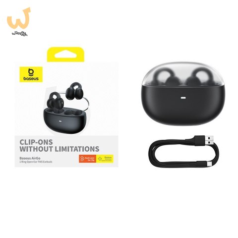 Słuchawki Baseus AirGo 1 Ring Open-Ear TWS (czarny) Słuchawki Baseus AirGo 1 Ring Open-Ear TWS (czarny)