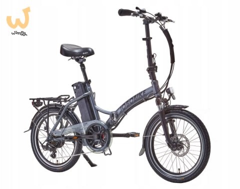 JOBOBIKE Sam - Składany Rower Elektryczny Miejski Dla Seniora 250W Szary JOBOBIKE Sam - Składany Rower Elektryczny Miejski Dla Seniora 250W Szary