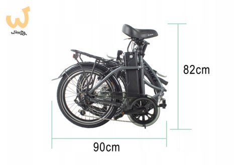 JOBOBIKE Sam - Składany Rower Elektryczny Miejski Dla Seniora 250W Szary JOBOBIKE Sam - Składany Rower Elektryczny Miejski Dla Seniora 250W Szary
